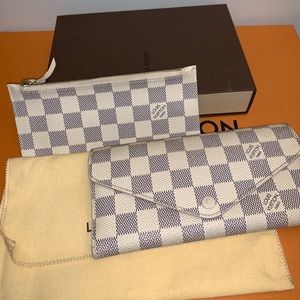 ❌SOLD❌ AUTH Louis Vuitton Azur Josephine Wallet